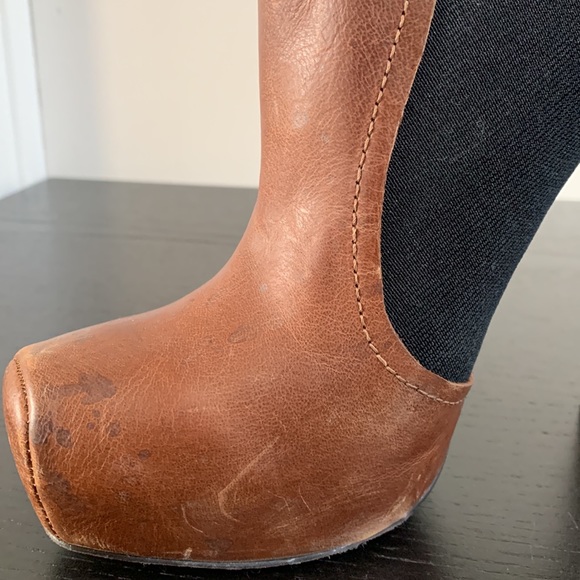 JESSICA SIMPSON distressed leather ankle bootie - Picture 13 of 16